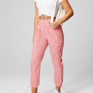 NWT Fabletics Pink Nylon Pants